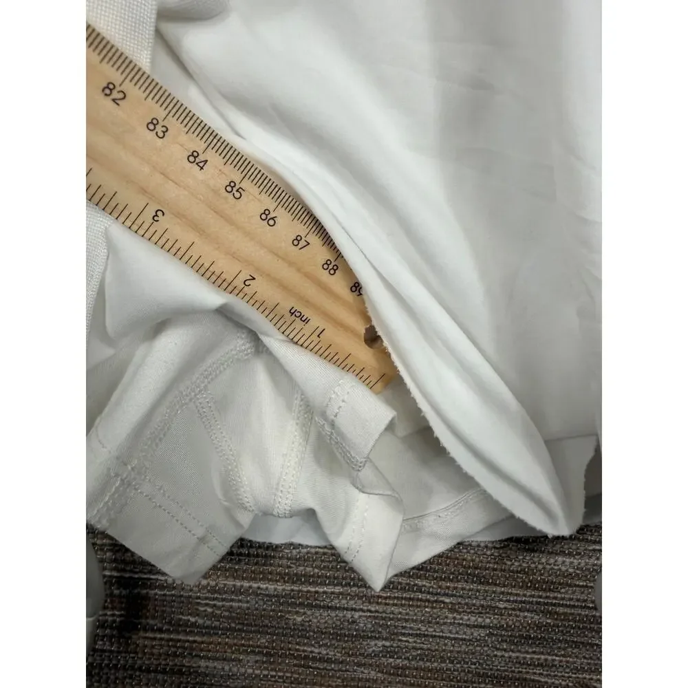 Free People Movement On Point Skort Size S White Built in Shorts Pull On